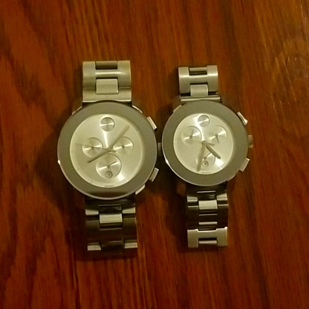 His and Hers Watches Movado Bold.